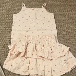 Jamie Kay Pink Floral Camisole and Skirt Set
